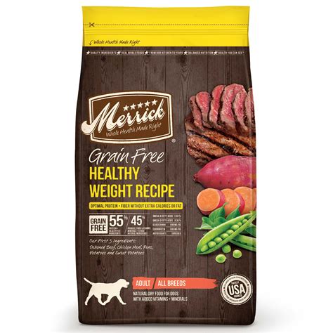 merrick healthy weight dog food|merrick dog food sensitive stomach.